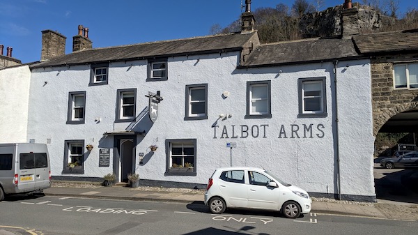 Exterior photo of the Talbot Arms, Settle