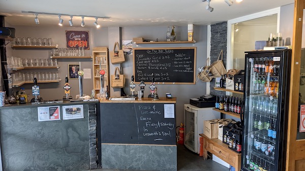 Interior photo of Unsworth's Yard Brewery, Cartmel