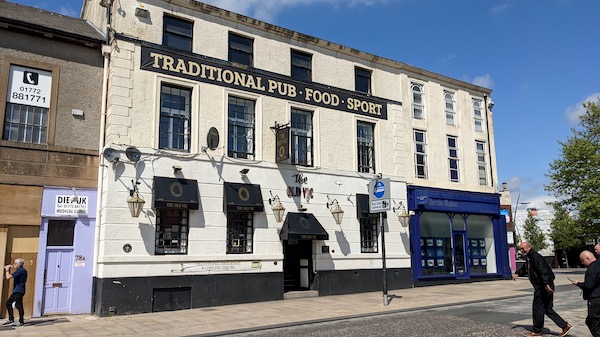 Exterior photo of the Old Vic, Preston