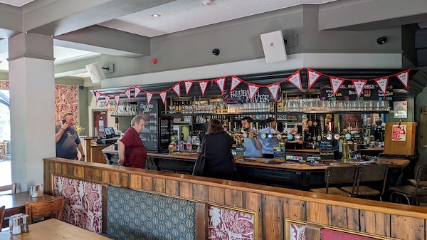 Interior photo of the Continental, Preston