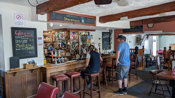 Interior photo of the Malt Shovel, Warton, Carnforth