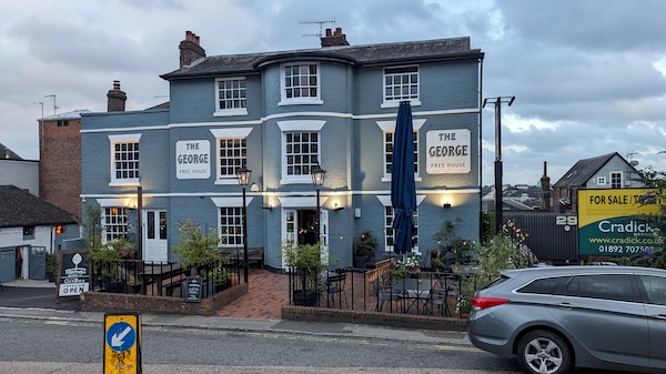 Exterior photo of the George, Tunbridge Wells
