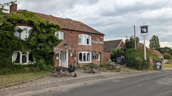 Exterior photo of the Flying Horse, Boughton Lees