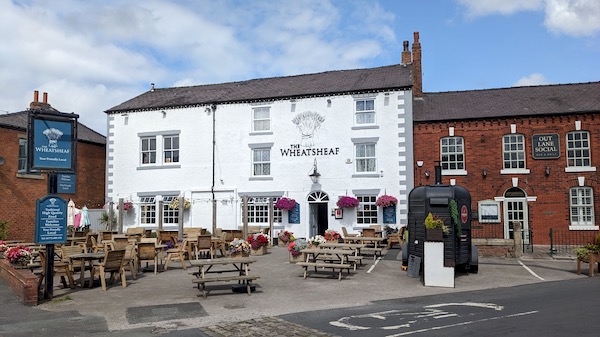 Exterior photo of the Wheatsheaf, Croston