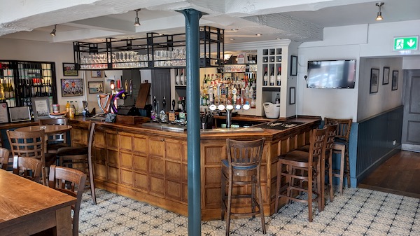 Interior photo of the Wheatsheaf, Croston