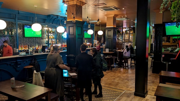 Interior photo of the Fly, Liverpool