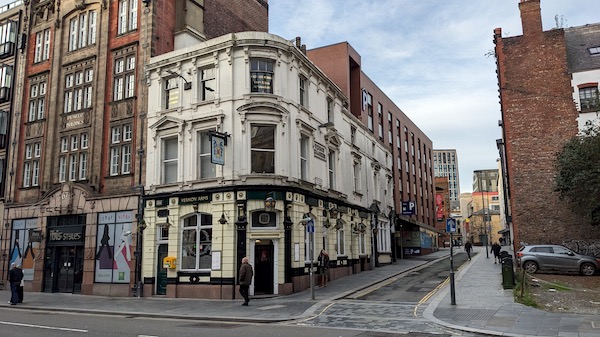 Exterior photo of the Vernon Arms, Liverpool