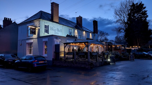 Exterior photo of the Blue Bell Inn, Rothley