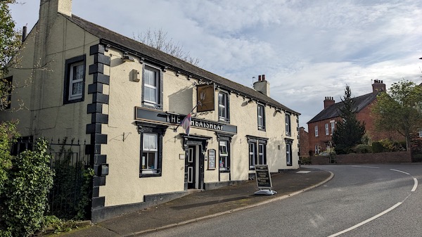 Exterior photo of the Wheatsheaf Inn, Wetheral, Nr Carlisle