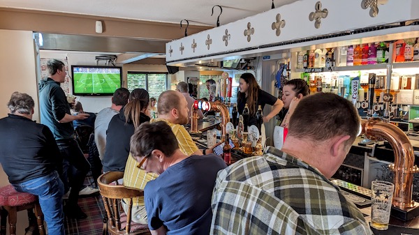Interior photo of the Wheatsheaf Inn, Wetheral, Nr Carlisle