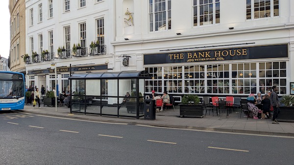 Exterior photo of the Bank House, Cheltenham
