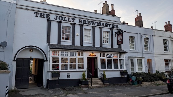 Exterior photo of the Jolly Brewmaster, Cheltenham