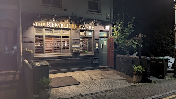 Exterior photo of the Kemble Brewery, Cheltenham