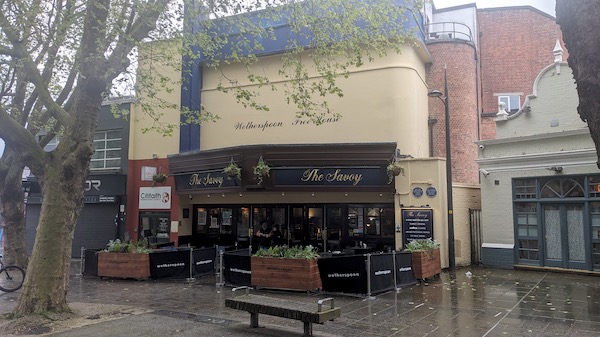 Exterior photo of the Savoy, Swindon