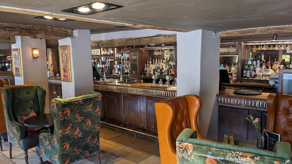 Interior photo of the Trout Inn, Wolvercote, Nr Oxford