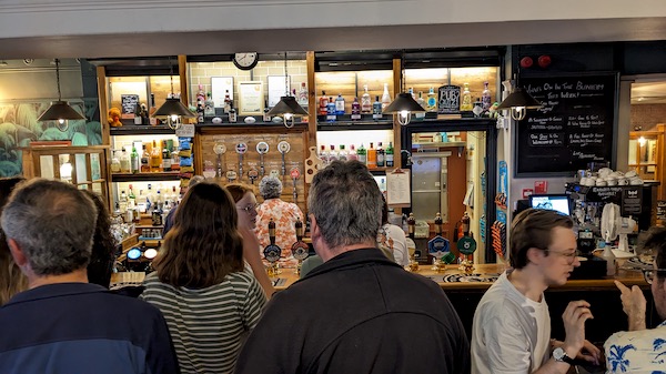 Interior photo of the Royal Blenheim, Oxford