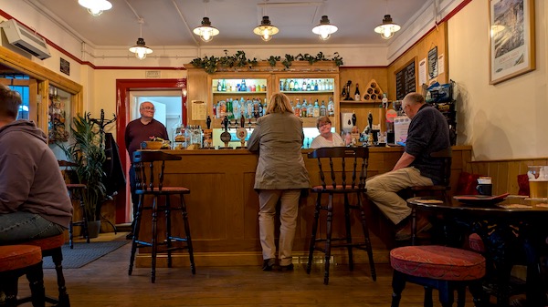 Interior photo of the Platform Bar, Hexham