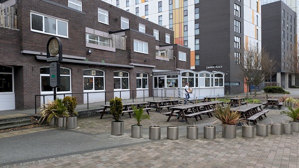 Exterior photo of the Augustus John, Liverpool