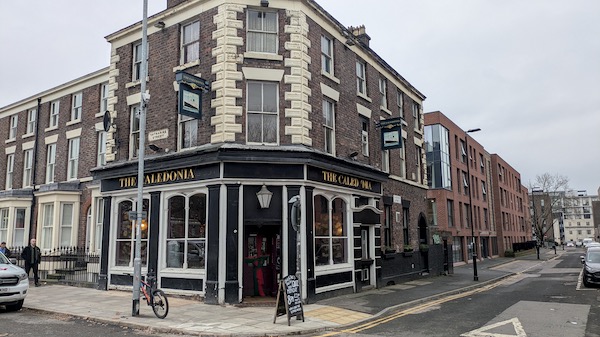 Exterior photo of the Caledonia, Liverpool