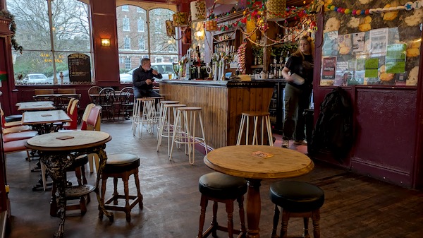 Interior photo of the Caledonia, Liverpool