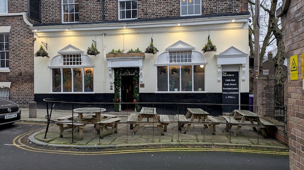 Exterior photo of the Belvedere, Liverpool