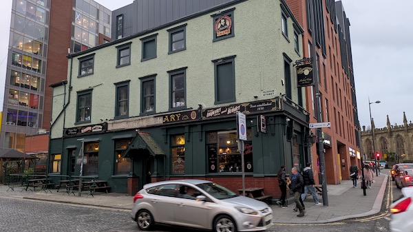 Exterior photo of the Dispensary, Liverpool