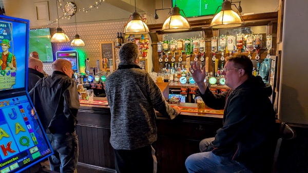 Interior photo of the Grapes, Hexham
