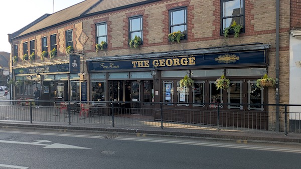Exterior photo of the George, Staines