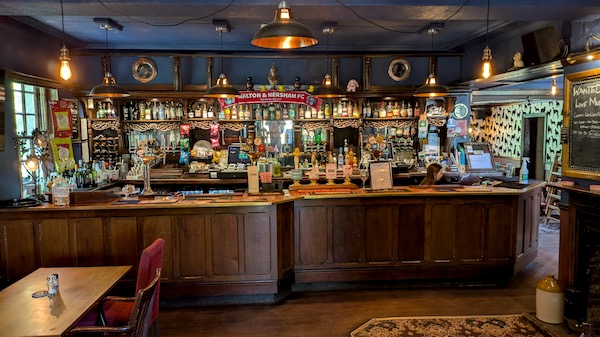 Interior photo of the Weir, Walton-on-Thames