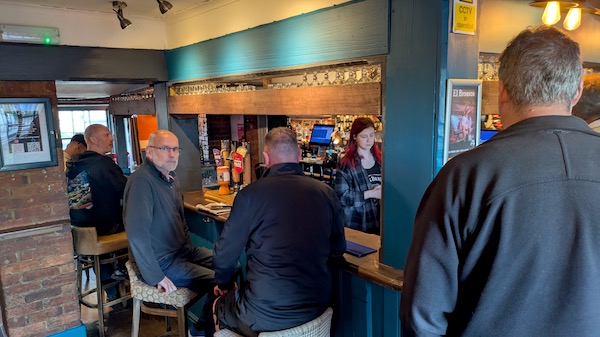 Interior photo of the Aristocrat, Aylesbury