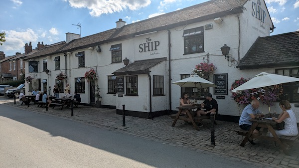 Exterior photo of the Ship, Lathom